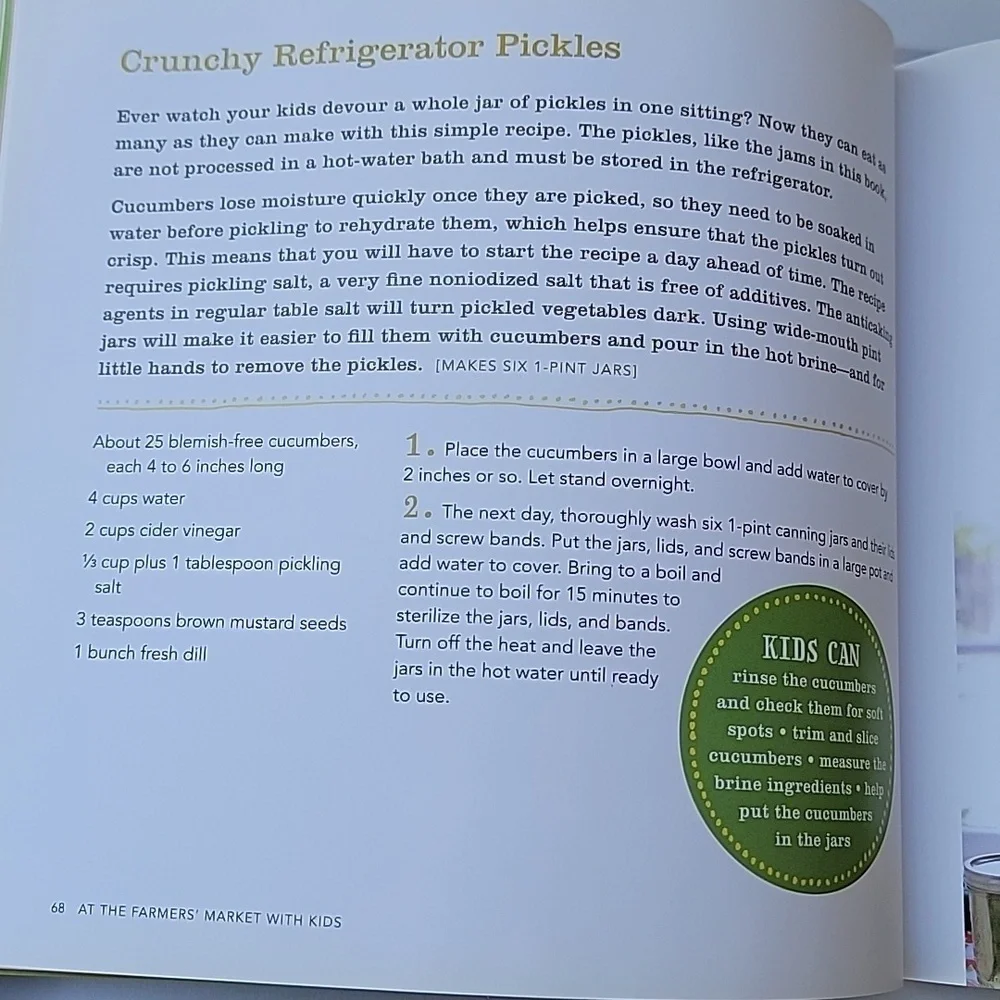 At the Farmer's Market with Kids: Recipe and Projects for Little Hands